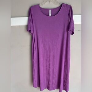 Zenana Outfitters Lavender Short Sleeve Top Size XL